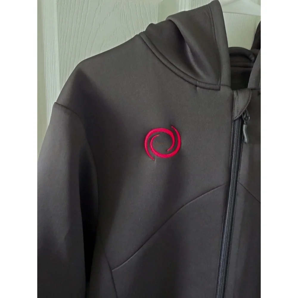 Constant Mountain Black Full Zip Hooded Jacket Performance Men's M (Unisex fit)
